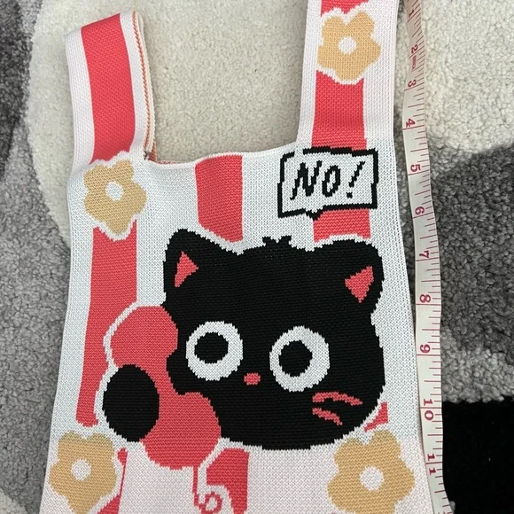 Mini tote style knit bag - Picture 7 of 9